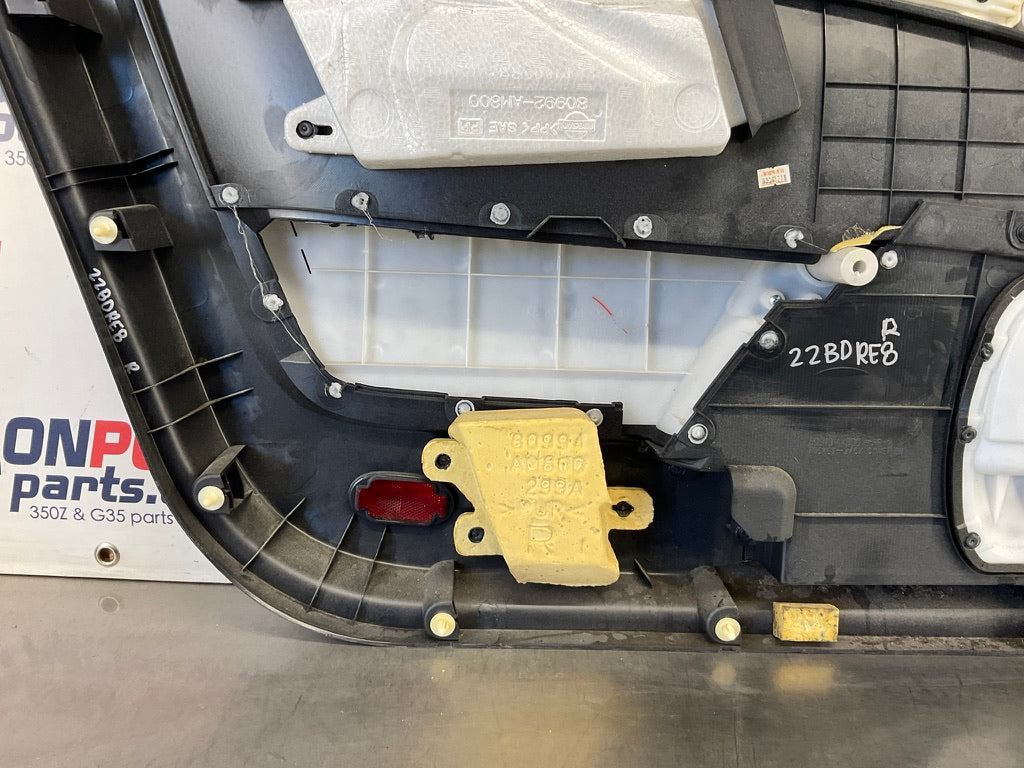 2003 Infiniti G35 Passenger Right Interior Door Panel 80900 OEM 22BDRE8 - On Point Parts Inc