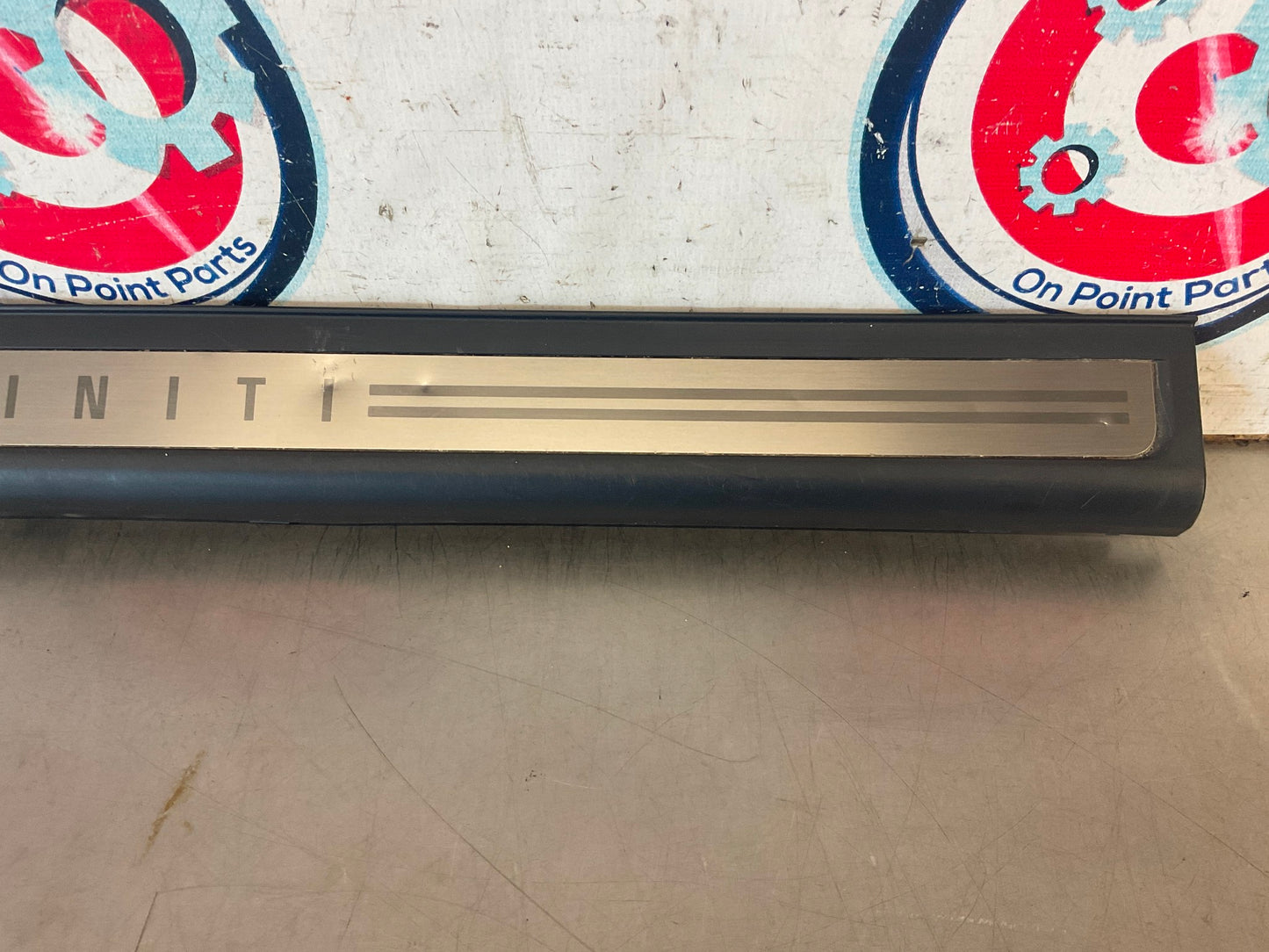2004 Infiniti G35 Driver Left Door Threshold Kick Plate 76895 OEM 25BFND7 - On Point Parts Inc