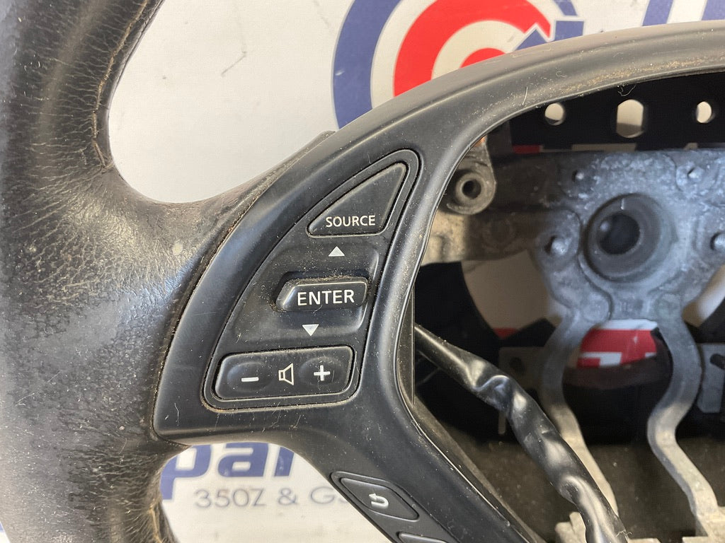2008 Infiniti G35 Leather Steering Wheel with Switches OEM 13BC4EC - On Point Parts Inc
