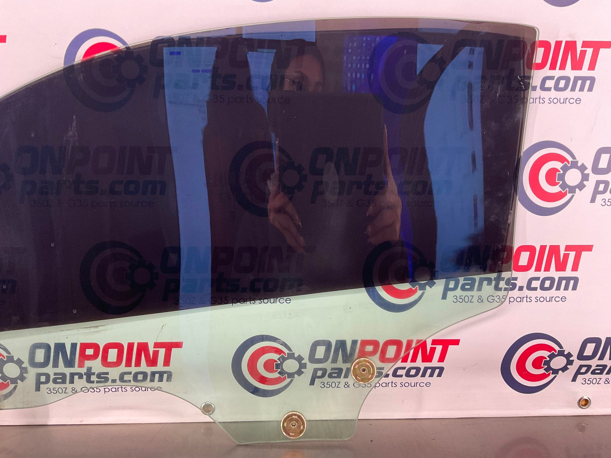 2003 Infiniti G35 Passenger Right Door Tinted Window Glass OEM 11BJRD1 - On Point Parts Inc