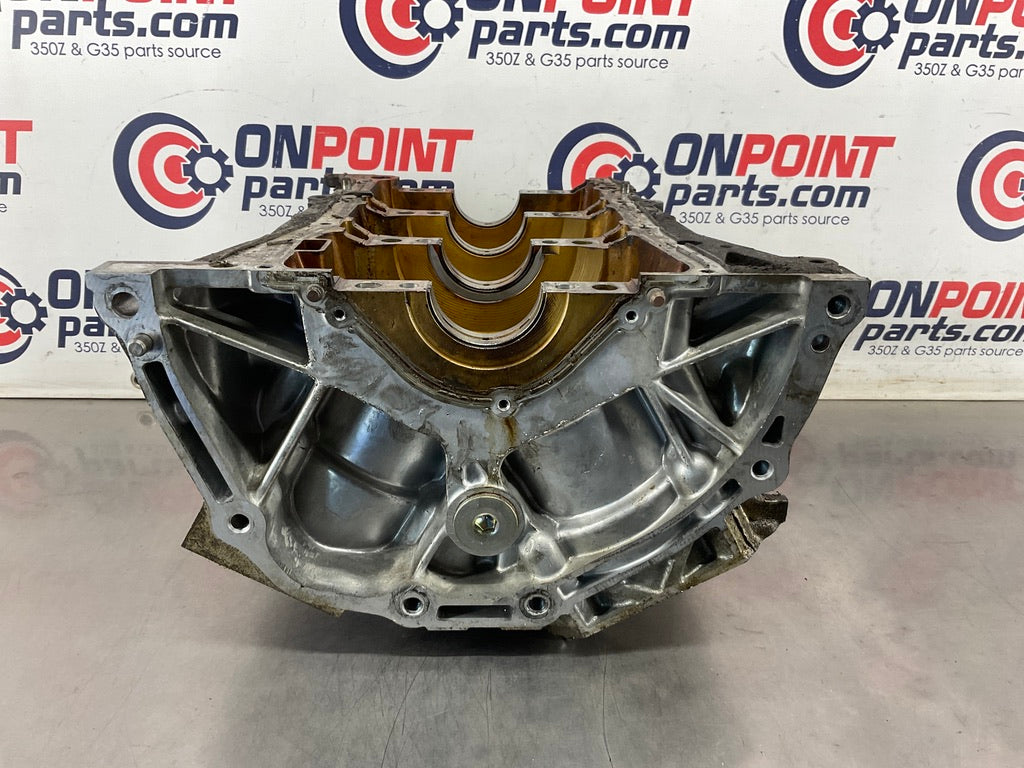 2004 Infiniti G35 VQ35DE Engine Block with Crank Shaft Bearing Caps  OEM 15BE4E0 - On Point Parts Inc
