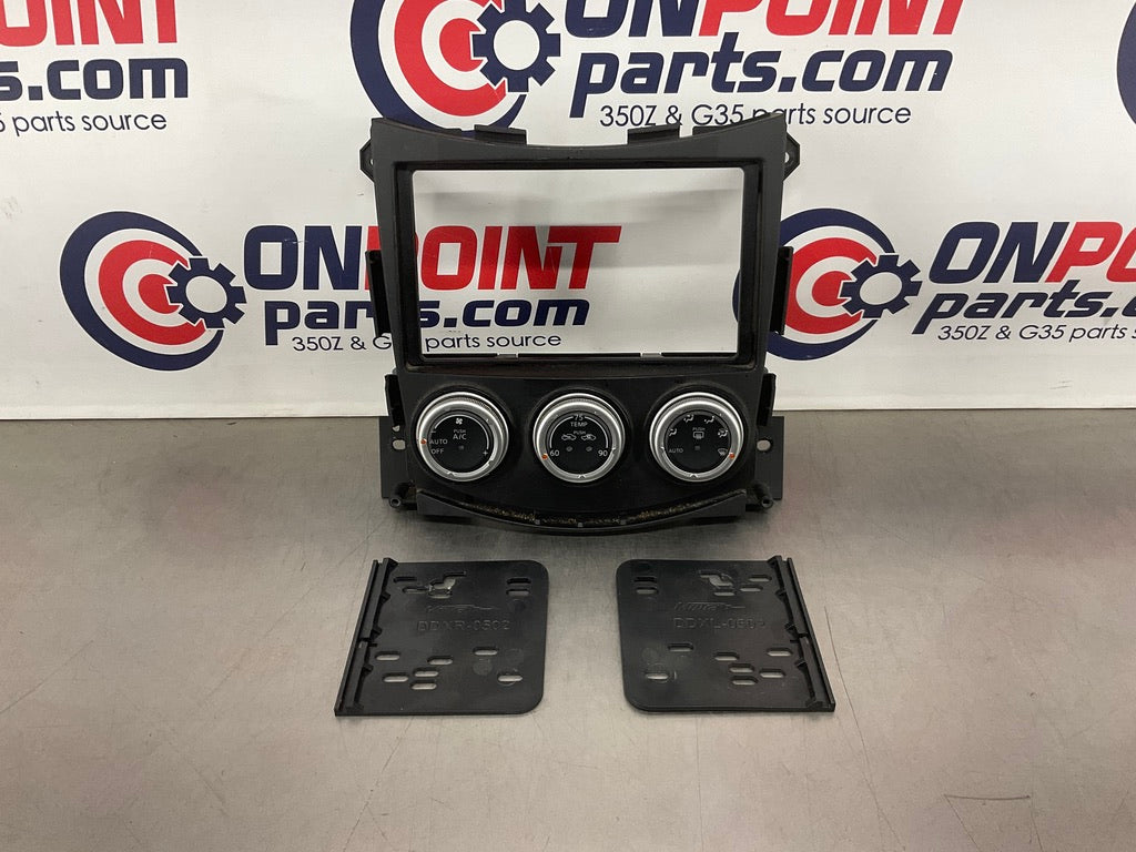2009 Nissan 370Z Center Dash AC Climate Controls Stereo Bezel Trim OEM 15BKJDC - On Point Parts Inc
