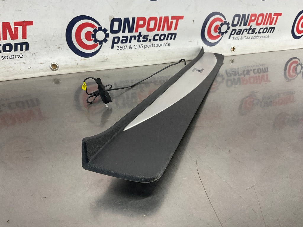 2016 Nissan 370Z Driver Left Illuminated Door Threshold Kick Plate OEM 11BB9D7 - On Point Parts Inc