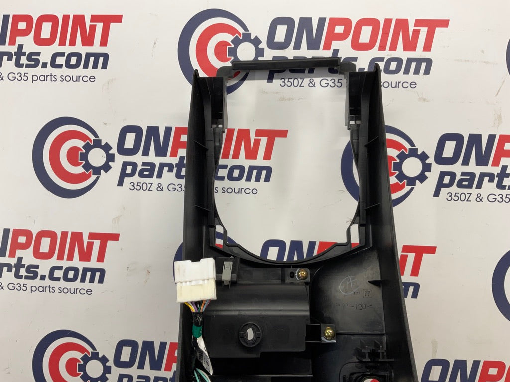 2004 Nissan 350Z Center Console with Seat Warmer Hazard Switches OEM 14BEQE8 - On Point Parts Inc