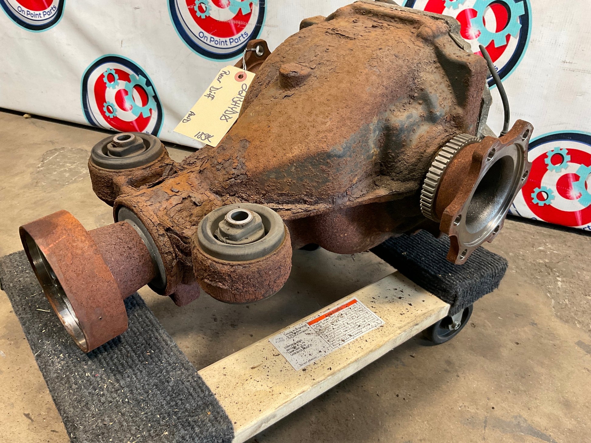 2010 Infiniti G37 Open Differential Rear End 183k OEM 22BHYD0 - On Point Parts Inc