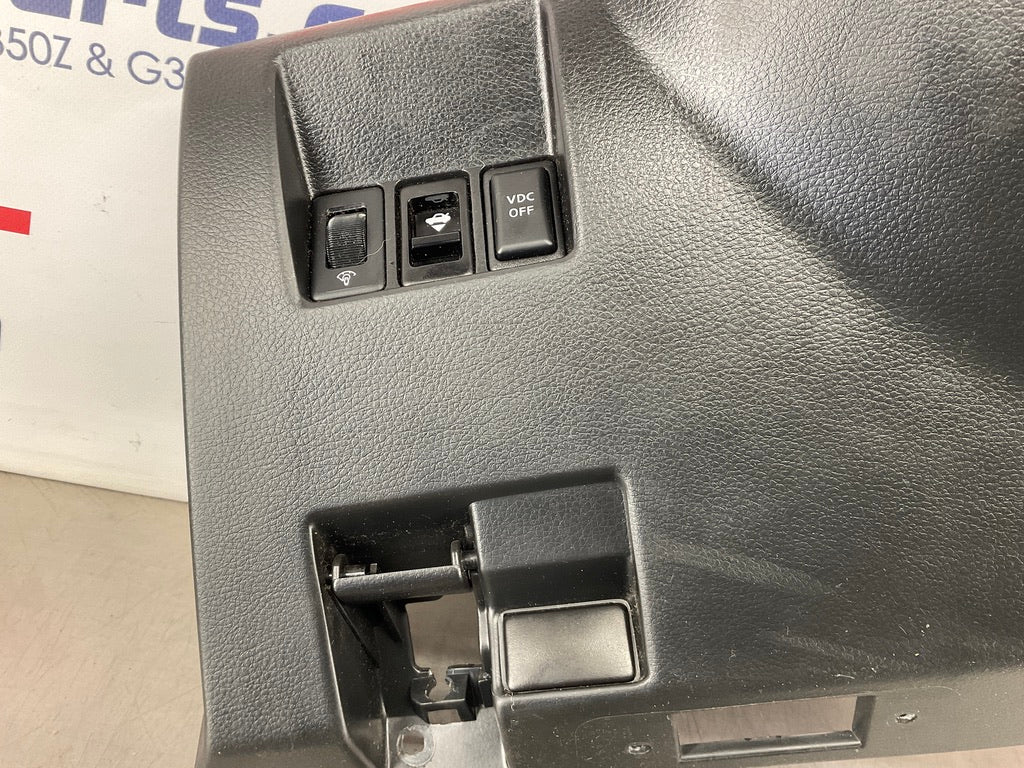2004 Infiniti G35 Lower Steering Column Trim with Switches 68106 OEM 12BK8D8 - On Point Parts Inc