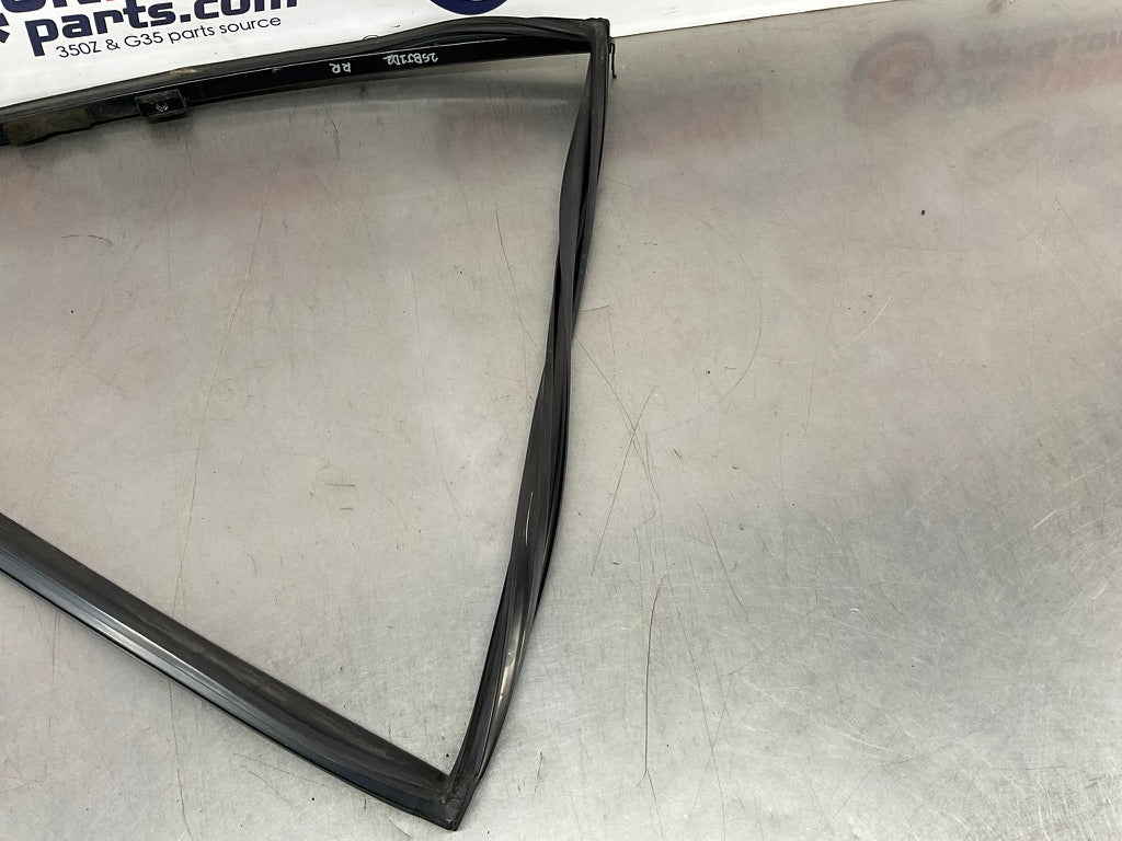 2006 Infiniti G35 Sedan Passenger Right Rear Window Seal OEM 25BJ1D2 - On Point Parts Inc
