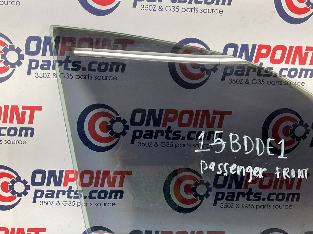 2003 Infiniti G35 Sedan Passenger Right Front Tinted Window Glass OEM 15BDDE1 - On Point Parts Inc