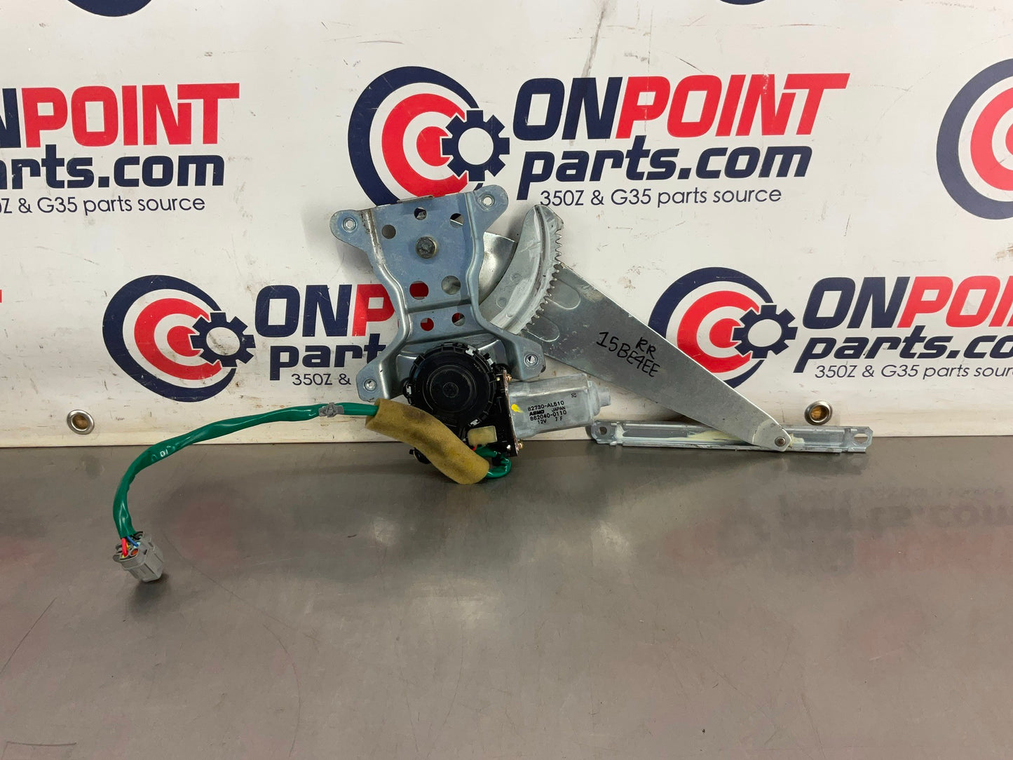 2004 Infiniti G35 Passenger Right Rear Window Regulator Motor 82730 OEM 15BE4EE - On Point Parts Inc