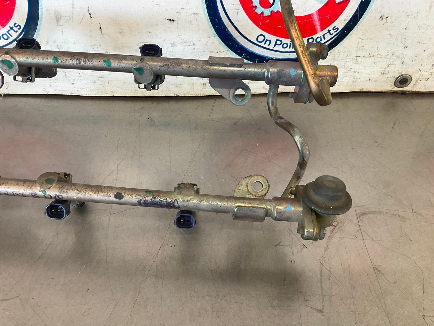 2012 Infiniti G37 VQ37VHR Engine Fuel Rail with Injectors OEM 23BCBD0 - On Point Parts Inc