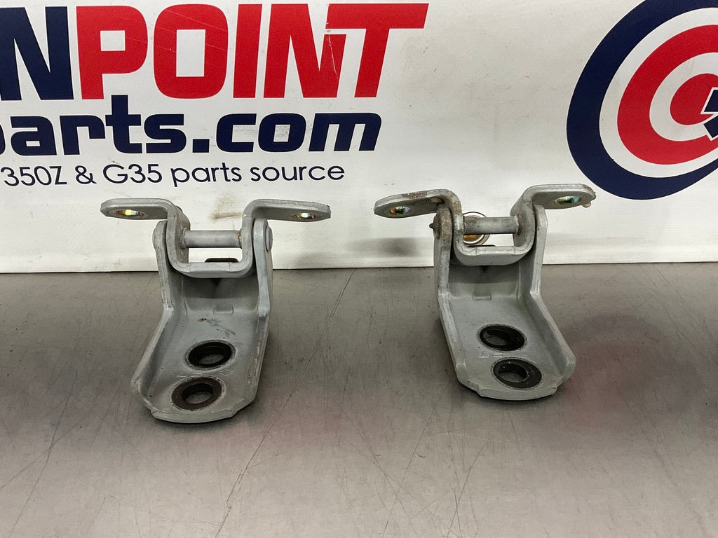 2006 Infiniti G35 Sedan Passenger Right Front Door Hinges OEM 25BJ1DE - On Point Parts Inc