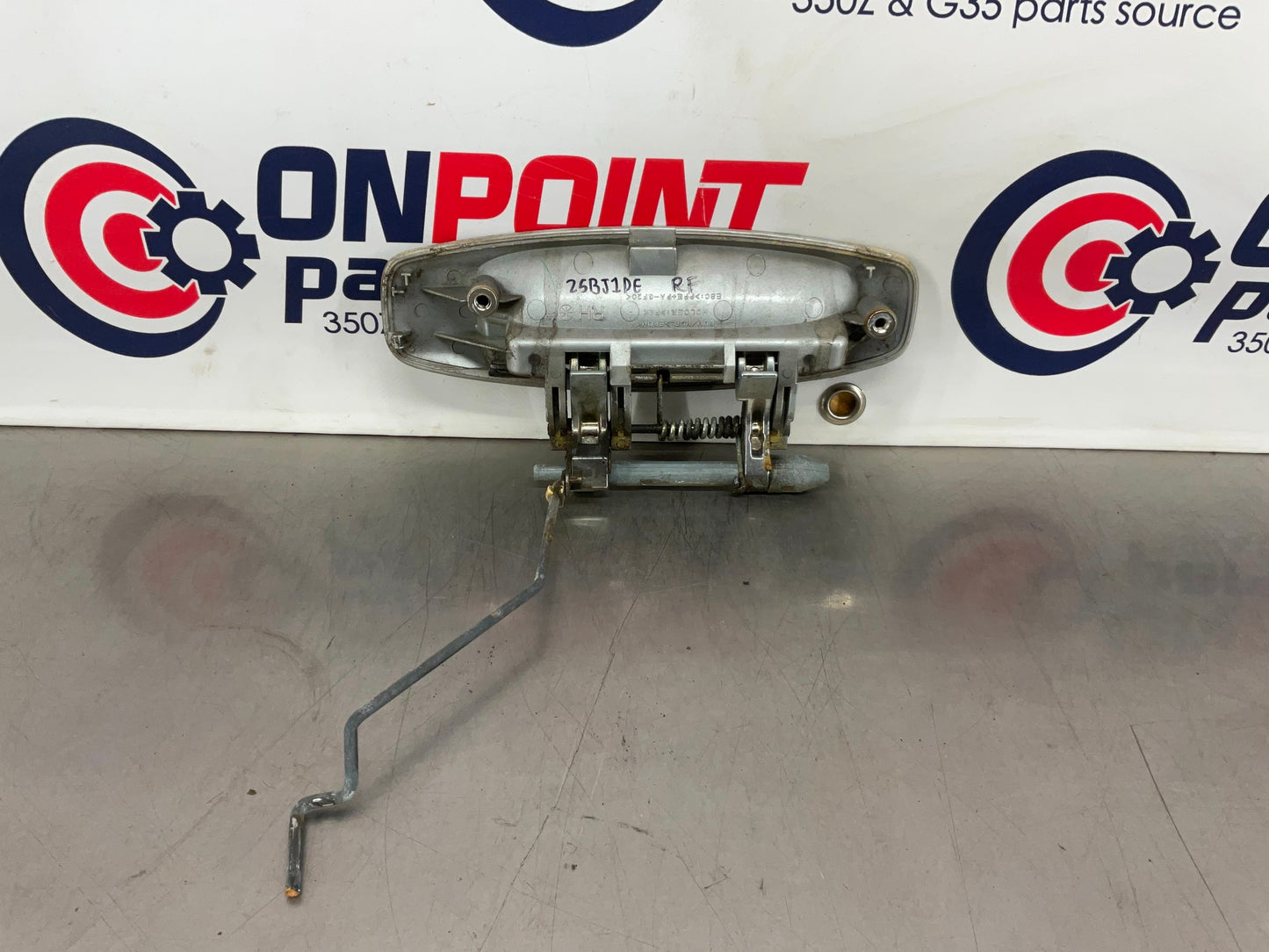 2006 Infiniti G35 Sedan Passenger Right Front Exterior Door Handle OEM 25BJ1DE - On Point Parts Inc