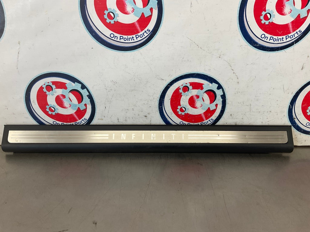 2005 Infiniti G35 Driver Left Door Threshold Kick Plate OEM 14BI7D7 - On Point Parts Inc