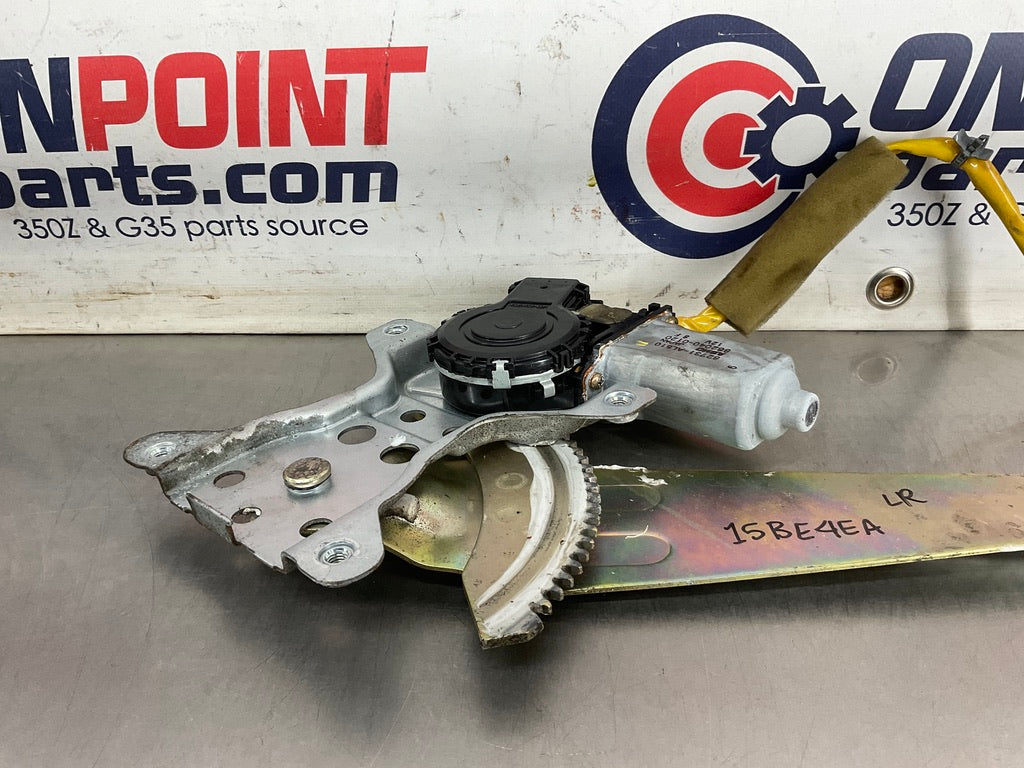 2004 Infiniti G35 Sedan Driver Left Rear Window Regulator Motor OEM 15BE4EA - On Point Parts Inc