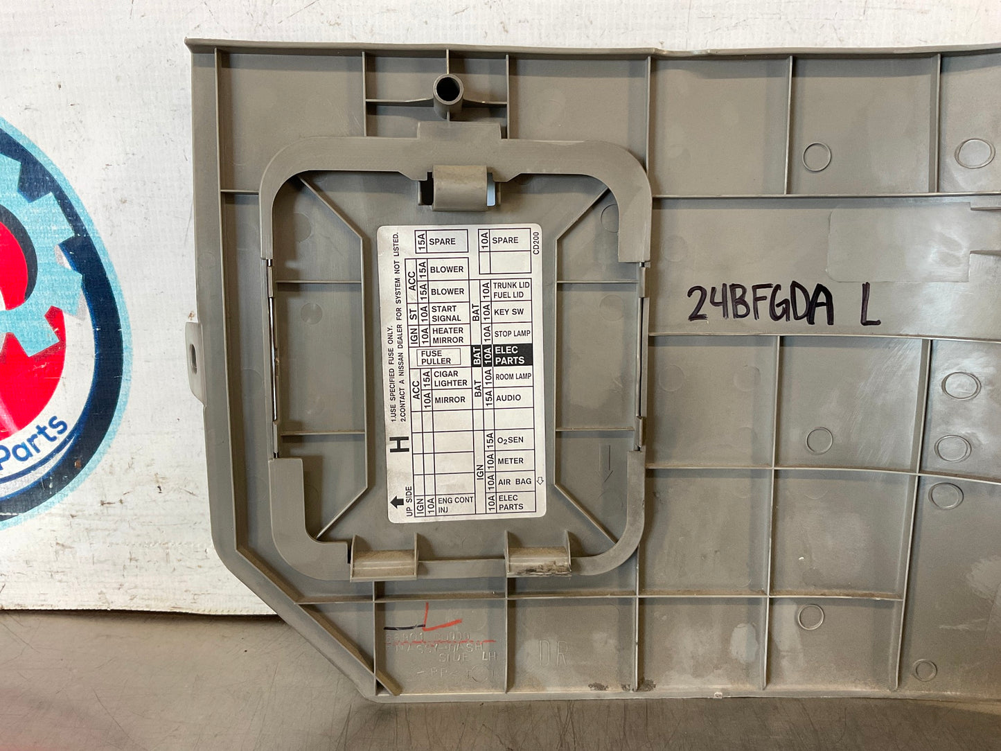 2006 Nissan 350Z Driver Left Fuse Panel Cover Finish Trim 66901 OEM 24BFGDA - On Point Parts Inc