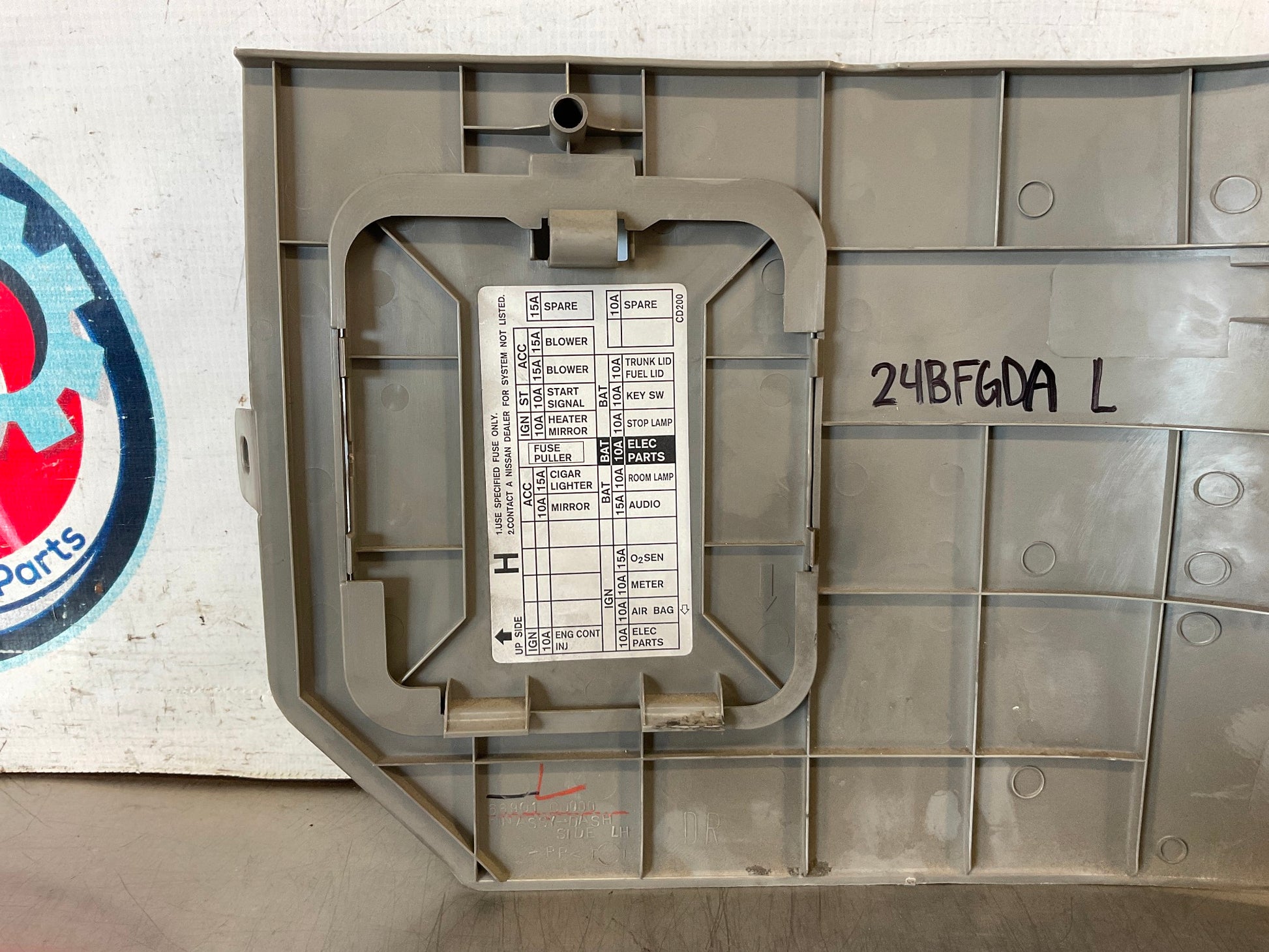 2006 Nissan 350Z Driver Left Fuse Panel Cover Finish Trim 66901 OEM 24BFGDA - On Point Parts Inc