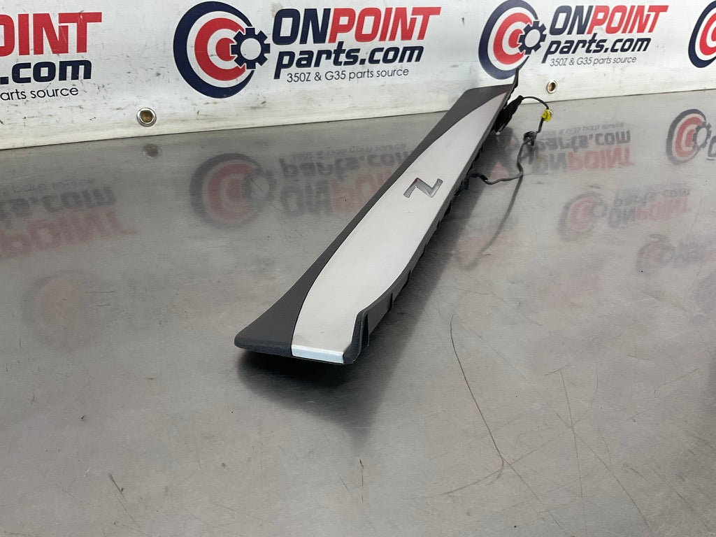 2016 Nissan 370Z Driver Left Illuminated Door Threshold Kick Plate OEM 11BB9D7 - On Point Parts Inc