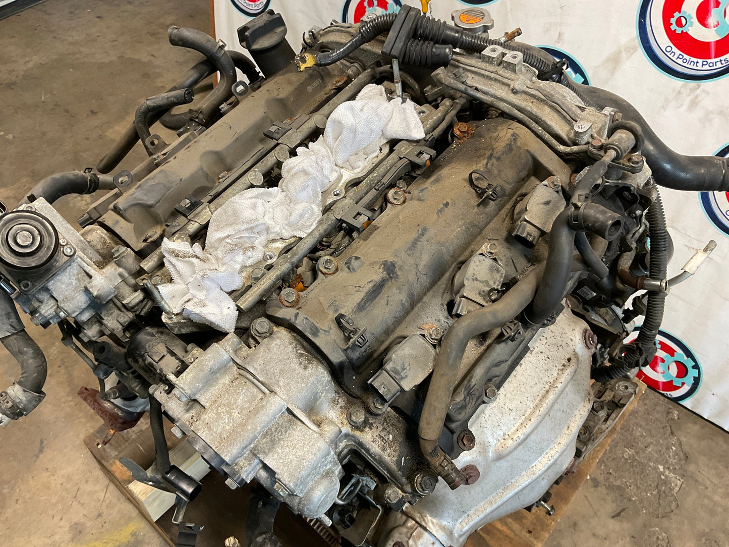 2010 Infiniti G37 AWD VQ37VHR Engine Automatic 183k OEM 22BHYD0 - On Point Parts Inc