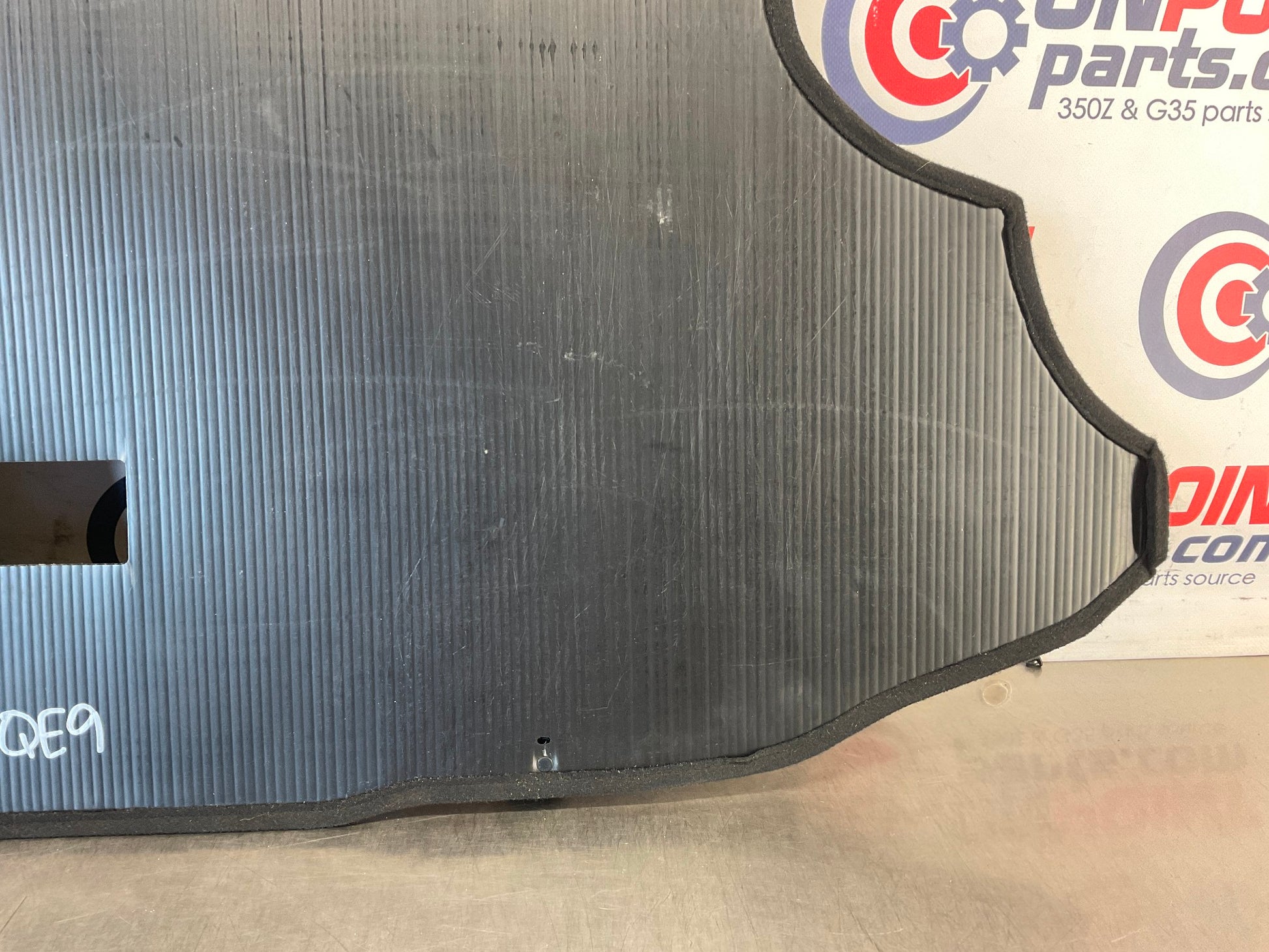 2004 Nissan 350Z Convertible Rear Trunk Spare Tire Cover Subfloor OEM 14BEQE9 - On Point Parts Inc