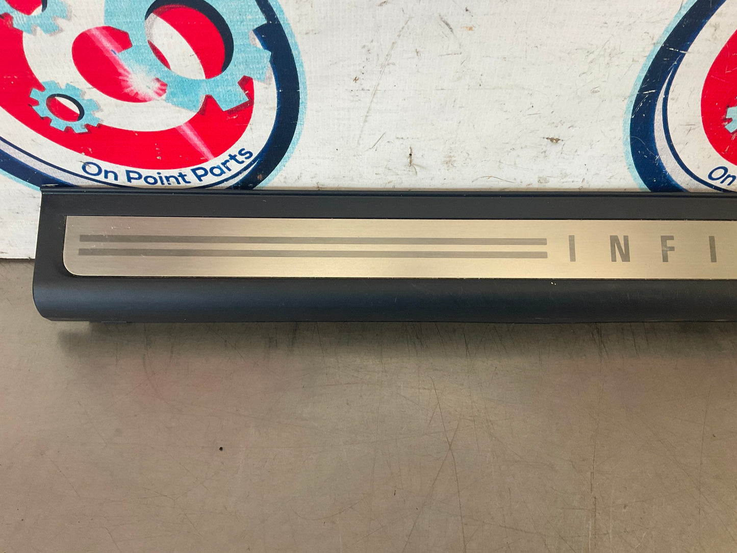 2004 Infiniti G35 Driver Left Door Threshold Kick Plate 76895 OEM 25BFND7 - On Point Parts Inc
