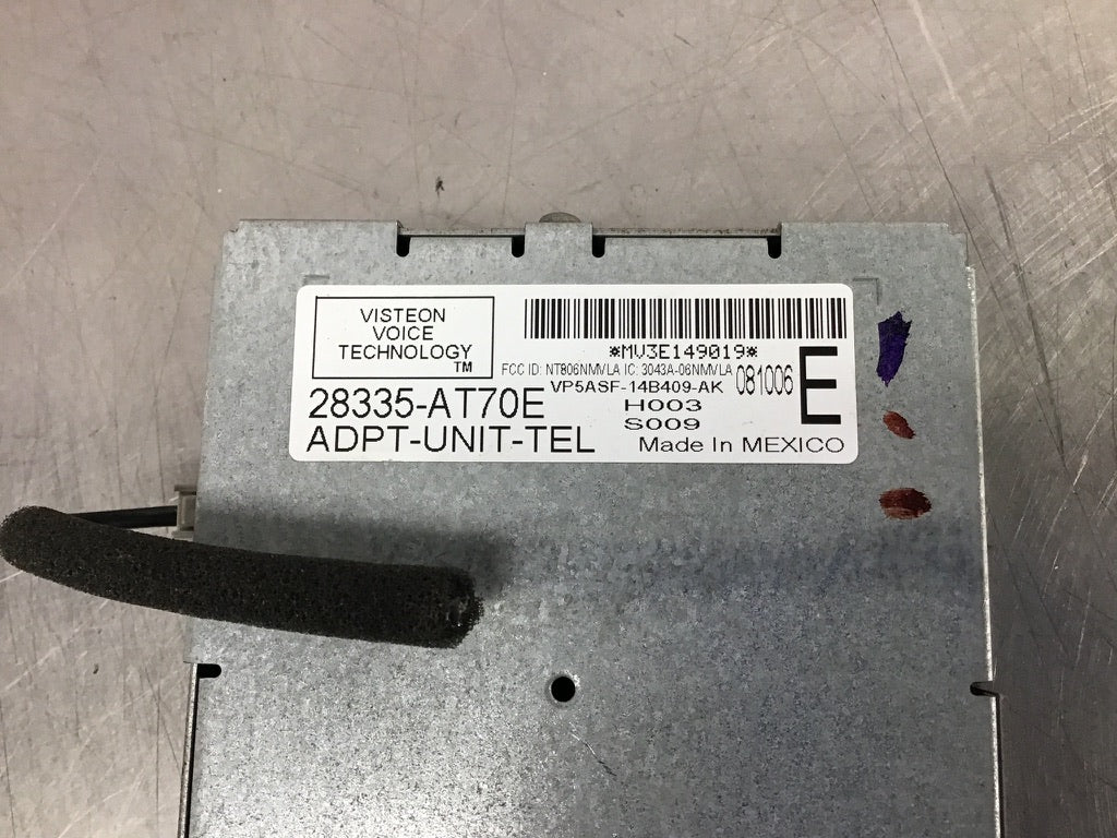 2007 Infiniti G35 ADPT UNIT Telephone Adaptive Unit Bluetooth 28335 OEM 14BHMCC - On Point Parts Inc