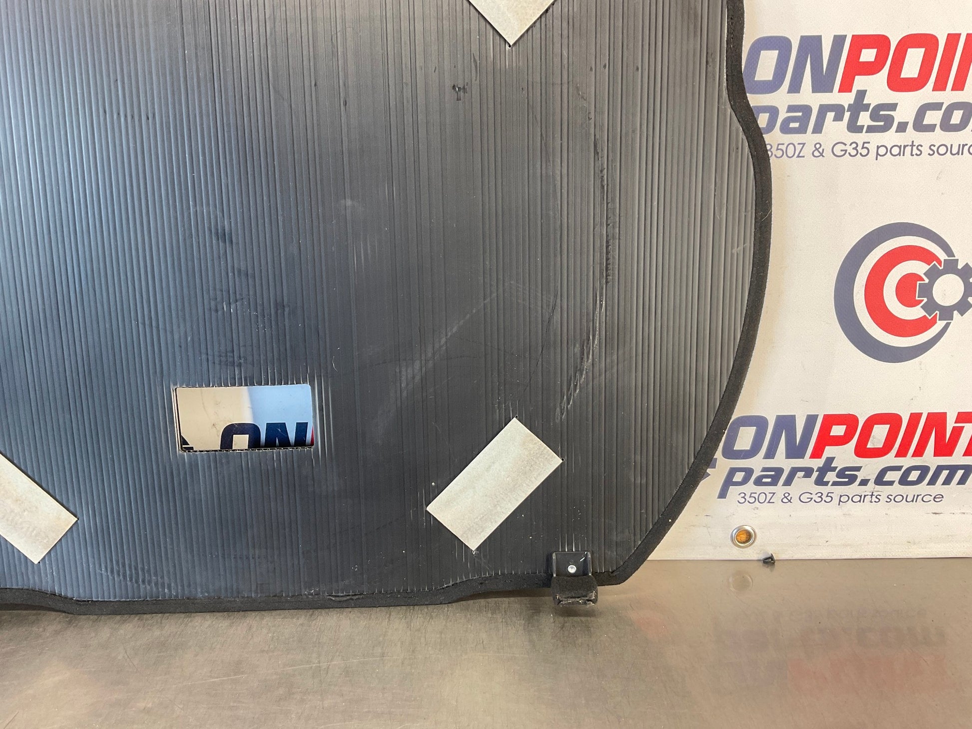 2004 Nissan 350Z Convertible Rear Trunk Spare Tire Cover Subfloor OEM 14BEQE9 - On Point Parts Inc