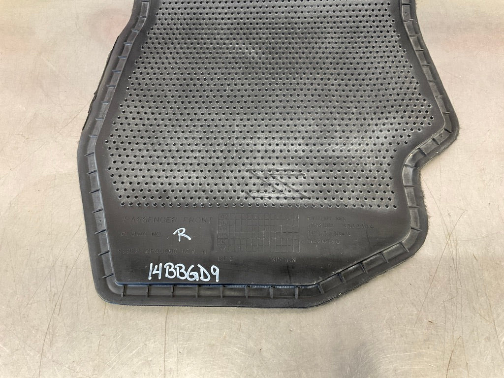 2003 Nissan 350Z Passenger Right Floor Carpet Mat OEM 14BBGD9 - On Point Parts Inc