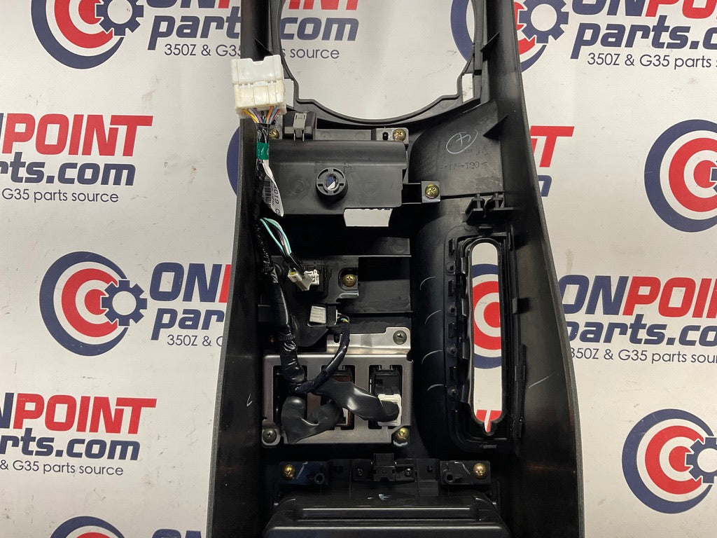 2004 Nissan 350Z Center Console with Seat Warmer Hazard Switches OEM 14BEQE8 - On Point Parts Inc