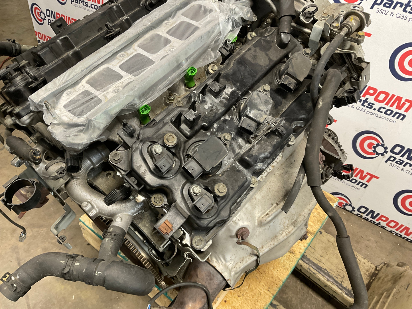 2007 Nissan 350Z VQ35HR Engine Motor 5 Speed Automatic 139k OEM 25BCBE0 - On Point Parts Inc
