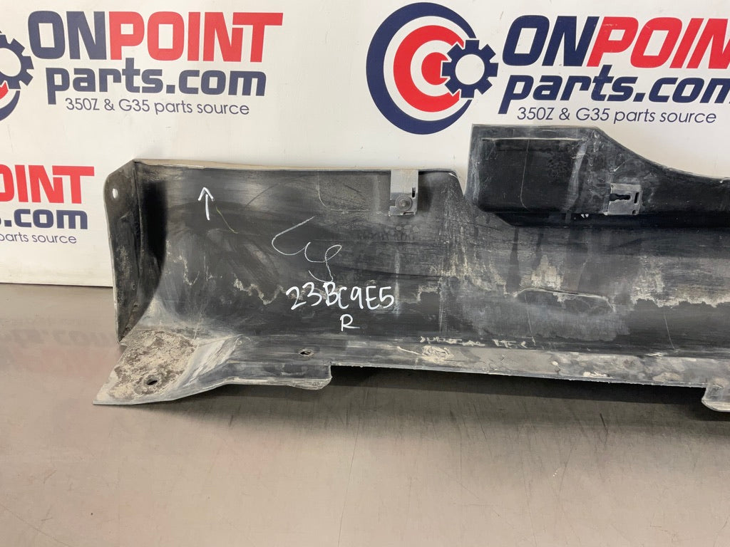 2006 Nissan 350Z Passenger Right Rocker Panel Side Skirt OEM 23BC9E5 - On Point Parts Inc