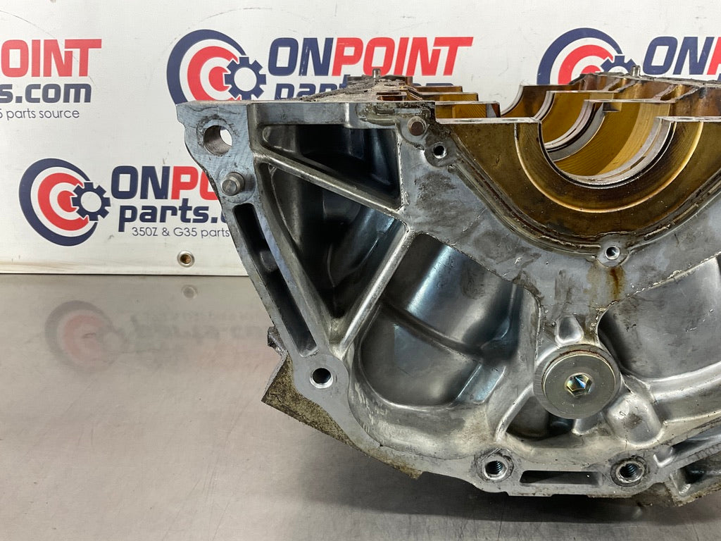 2004 Infiniti G35 VQ35DE Engine Block with Crank Shaft Bearing Caps  OEM 15BE4E0 - On Point Parts Inc