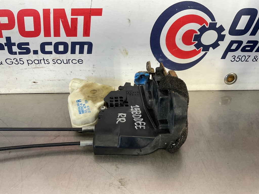 2003 Infiniti G35 Sedan Passenger Right Rear Door Lock Actuator OEM 15BDDEE - On Point Parts Inc