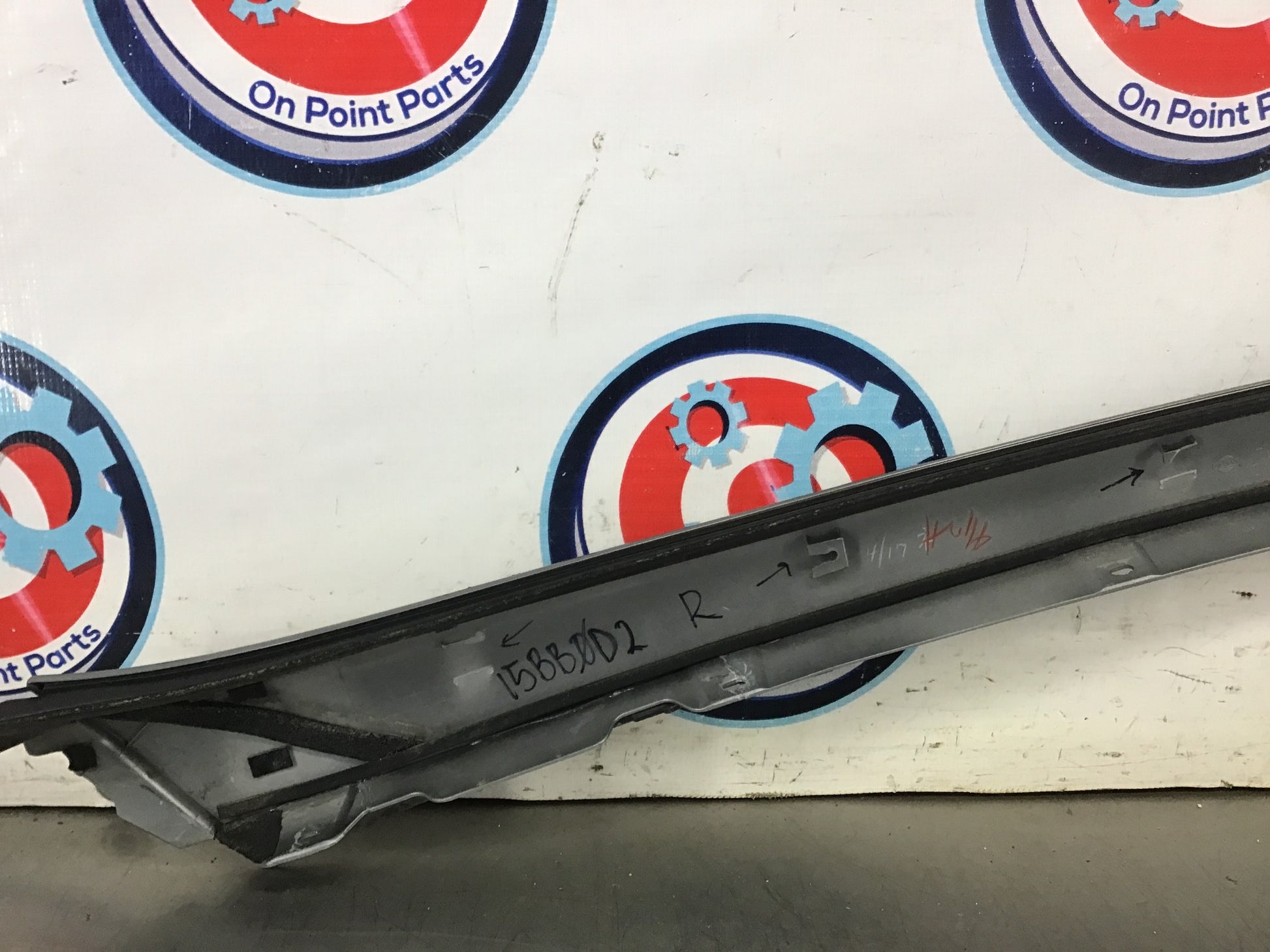 2006 Infiniti G35 Passenger Right Exterior A Pillar Trim OEM 15BB0D2 - On Point Parts Inc