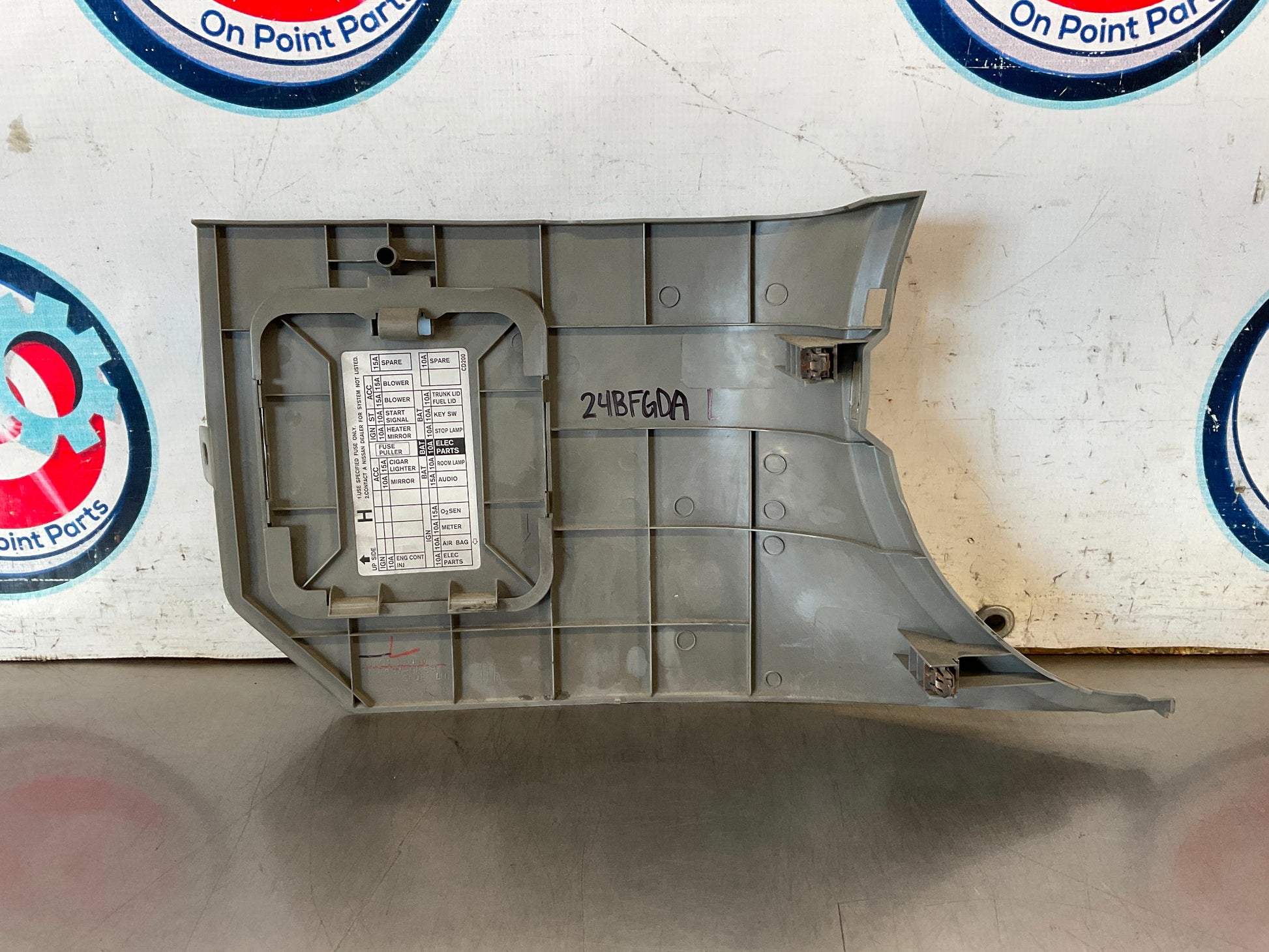 2006 Nissan 350Z Driver Left Fuse Panel Cover Finish Trim 66901 OEM 24BFGDA - On Point Parts Inc