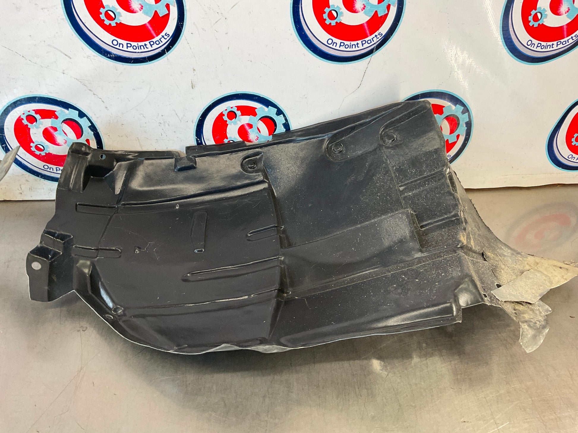 2004 Infiniti G35 Passenger Right Inner Fender LIners Splash Guard OEM 25BFND3 - On Point Parts Inc