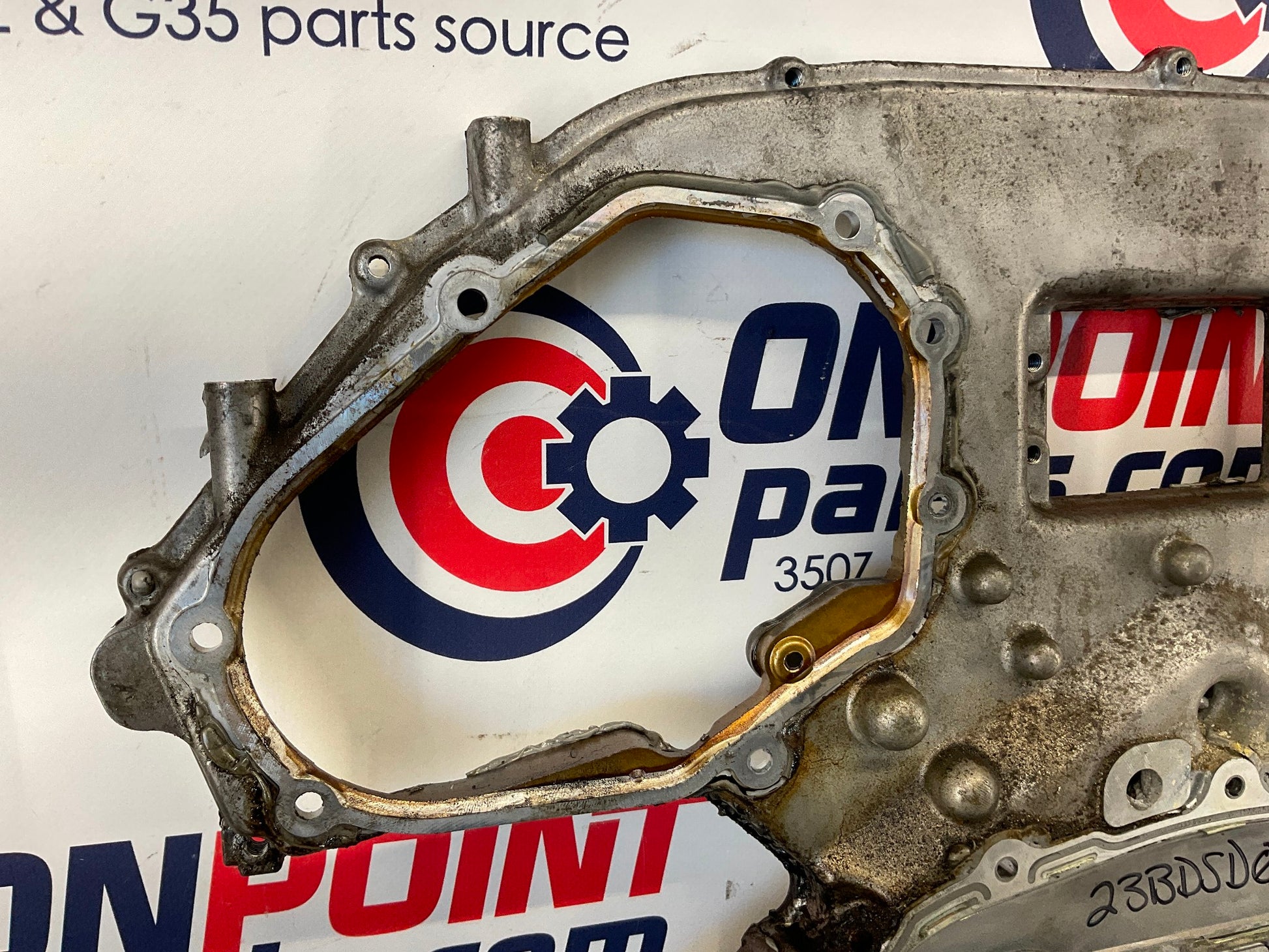 2014 Nissan 370Z Rear VQ37VHR Timing Chain Cover OEM 23BDSD0 - On Point Parts Inc