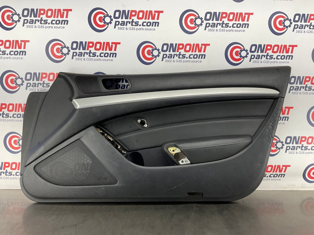 2008 Infiniti G37 Passenger Right Interior Door Panel Trim OEM 21BAXD8 - On Point Parts Inc