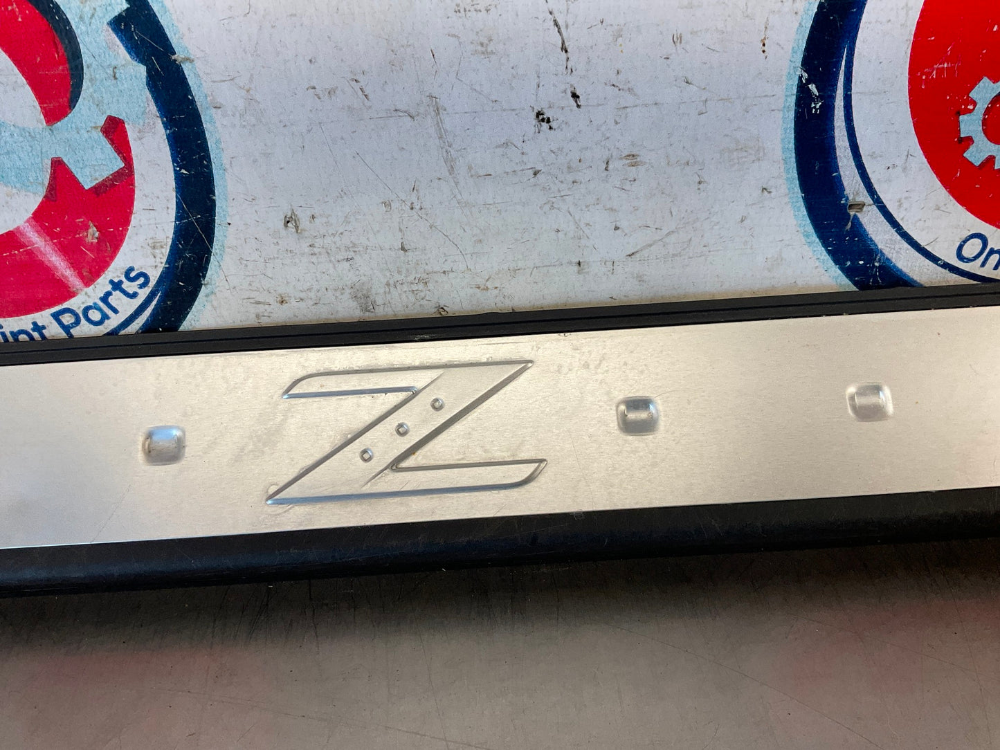 2006 Nissan 350Z Passenger Right Front Door Kick Plate Trim OEM 12BI3D - On Point Parts Inc