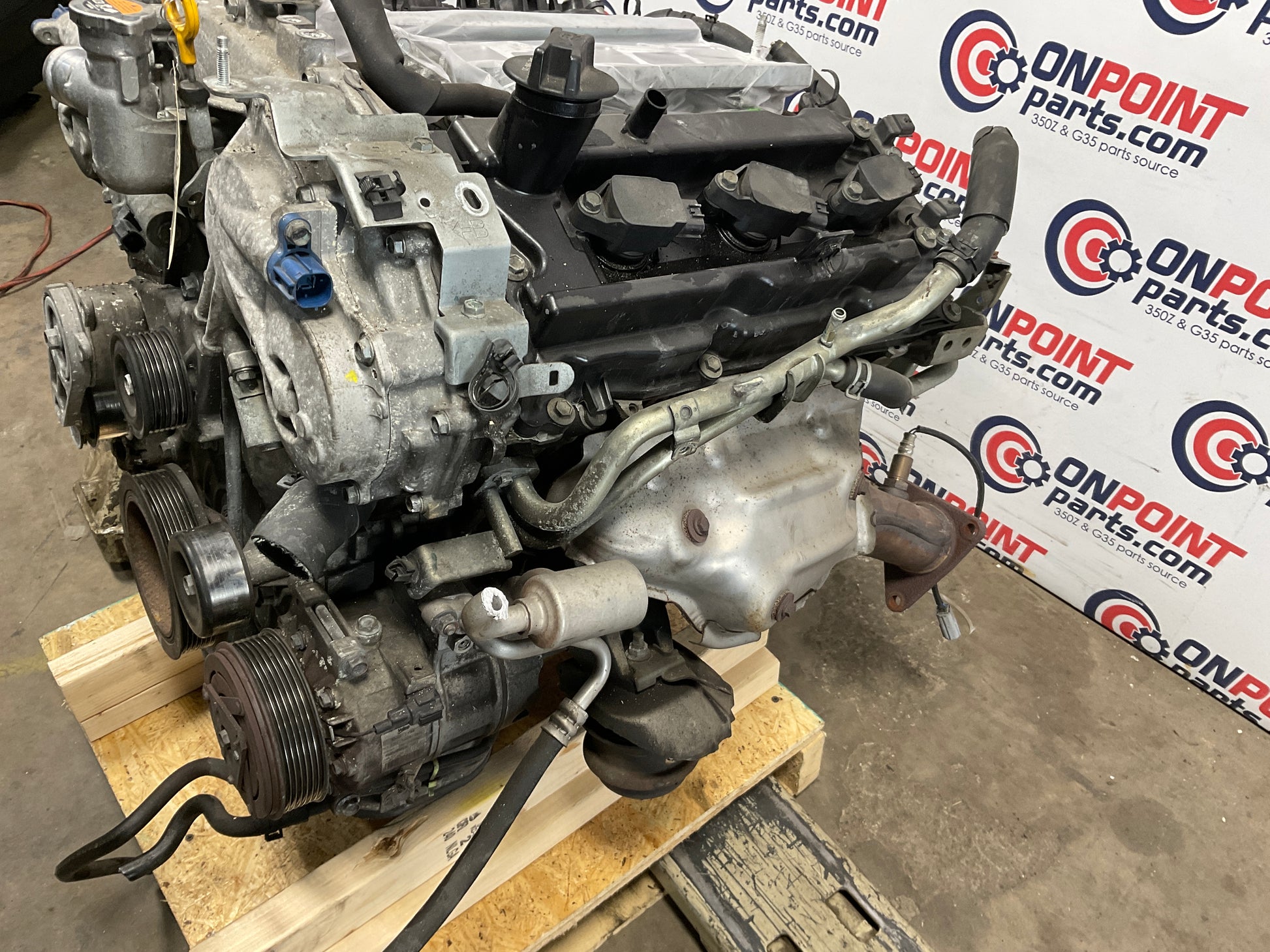 2007 Nissan 350Z VQ35HR Engine Motor 5 Speed Automatic 139k OEM 25BCBE0 - On Point Parts Inc