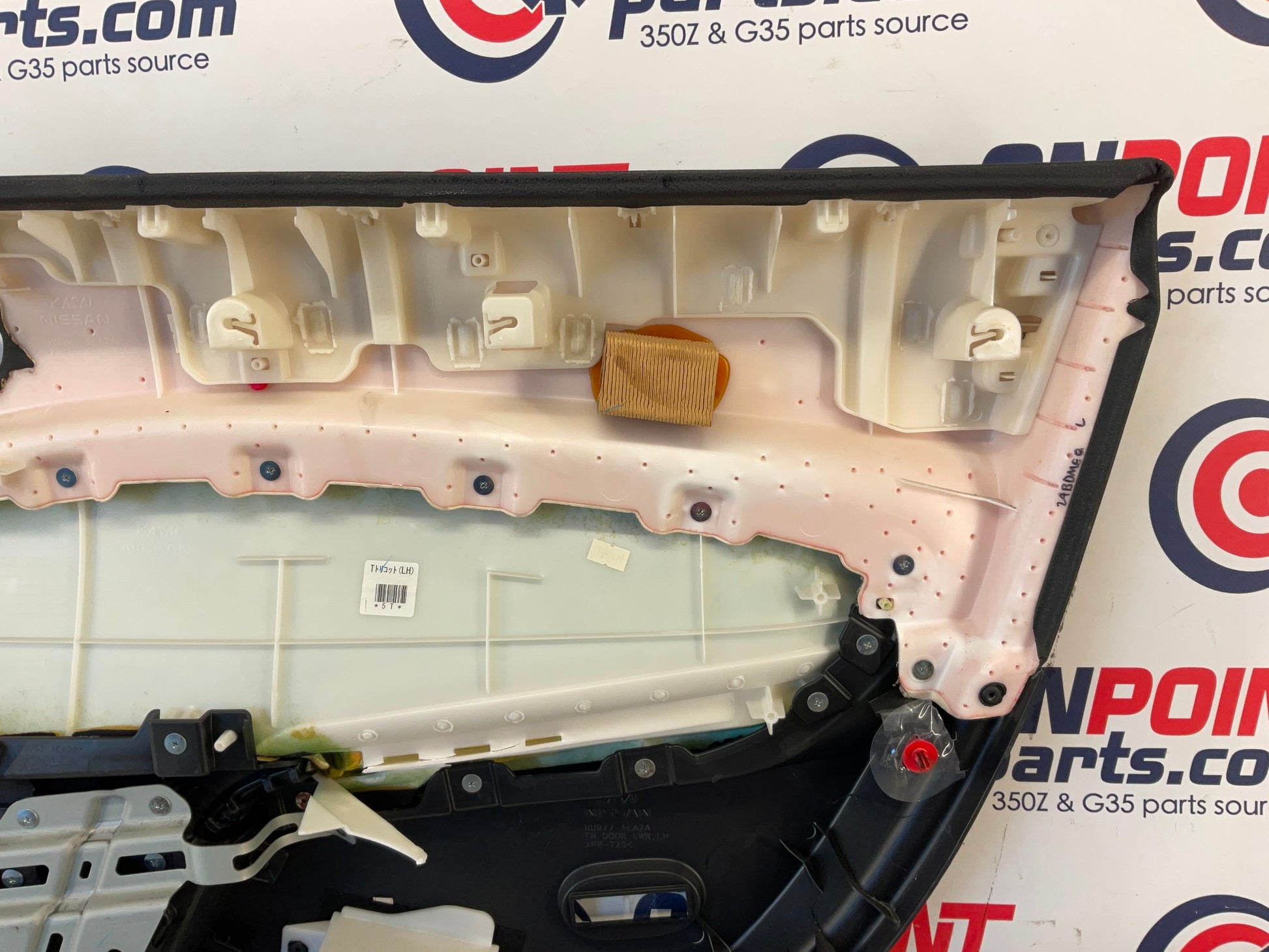 2012 Nissan 370Z Driver Left Interior Door Panel Trim 80901 OEM 24BDME8 - On Point Parts Inc