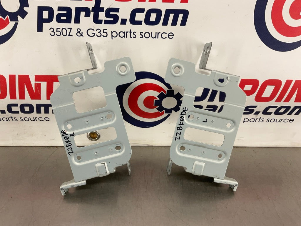 2008 Infiniti G37 Radio Mount Brackets 28120 28121 OEM 22BK0DE - On Point Parts Inc