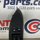 2003 Infiniti G35 Driver Left Master Door Lock Window Switches 80961 OEM 13BEWEA - On Point Parts Inc