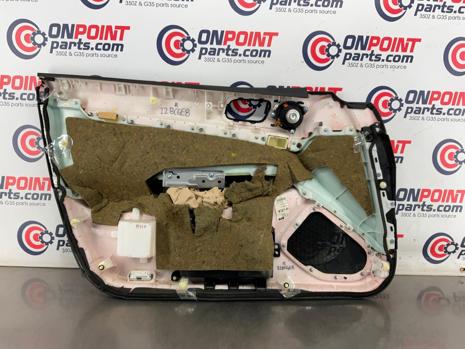 2013 Infiniti G37 Sedan Passenger Right Front Interior Door Panel OEM 12BCGE8 - On Point Parts Inc