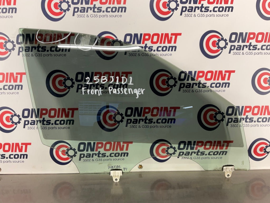 2006 Infiniti G35 Sedan Passenger Front Tinted Door Window Glass OEM 25BJ1D1 - On Point Parts Inc
