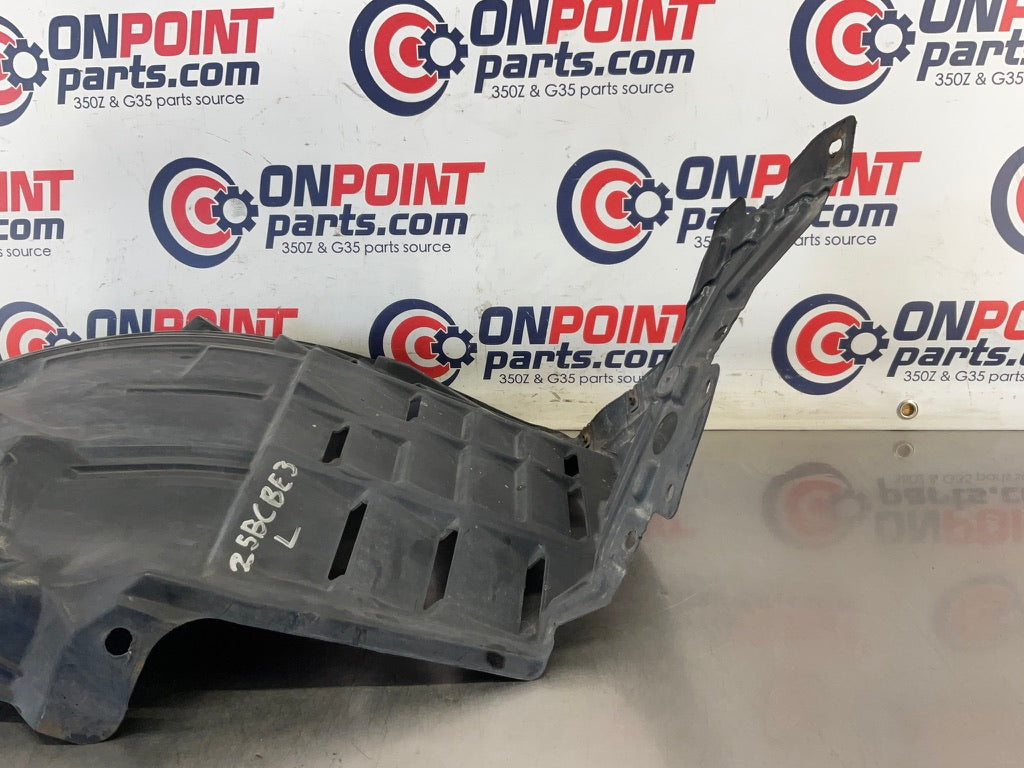 2007 Nissan 350Z Driver Left Inner Fender Liner 63845 OEM 25BCBE3 - On Point Parts Inc