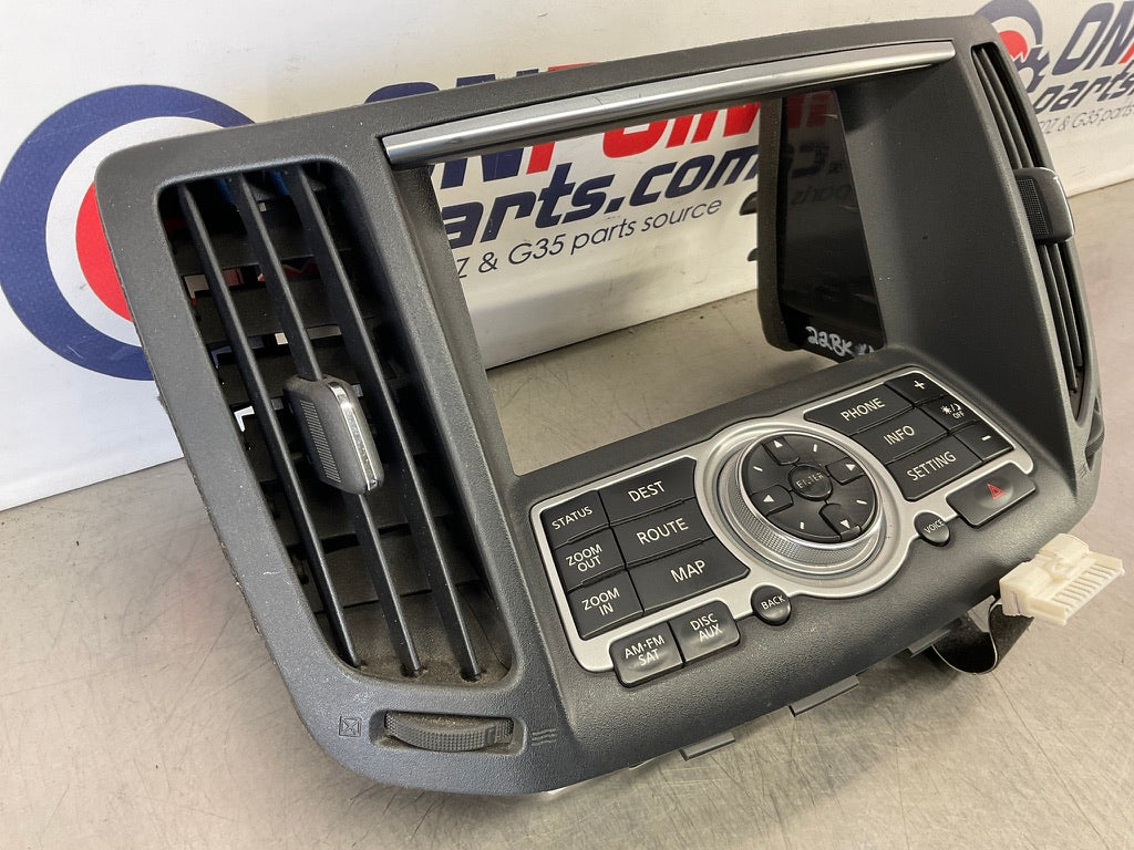 2008 Infiniti G37 Center Dash Vent Navigation Control Trim 28395 OEM 22BK0DC - On Point Parts Inc