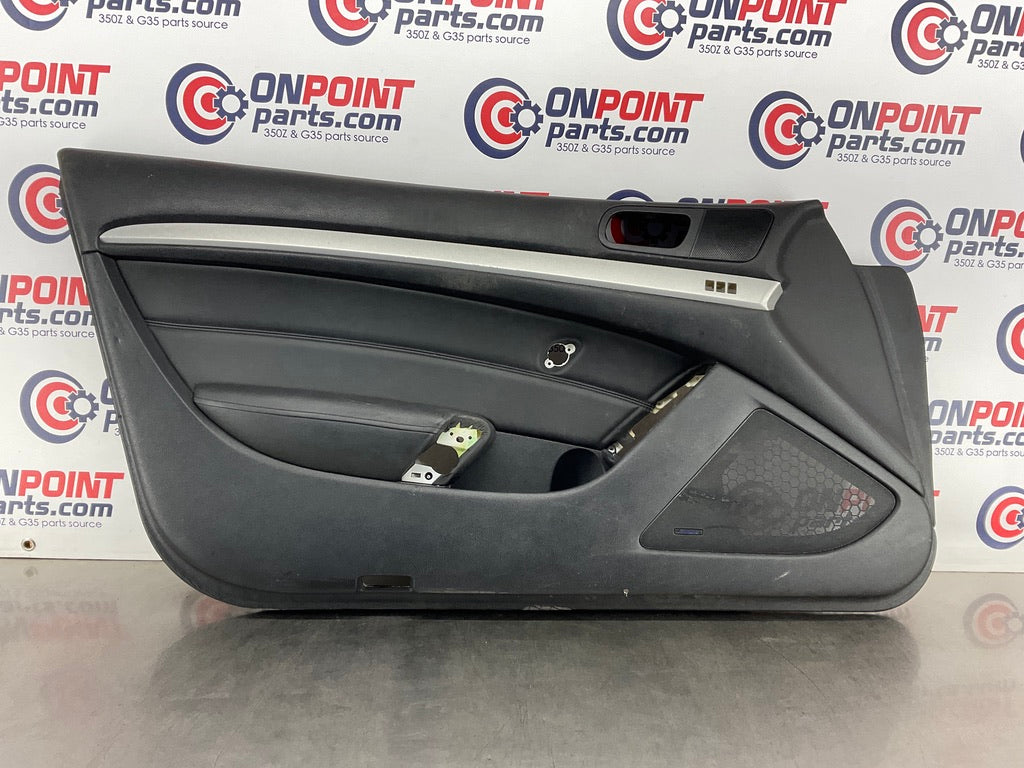 2008 Infiniti G37 Driver Left Interior Door Panel Trim OEM 21BAXD8 - On Point Parts Inc