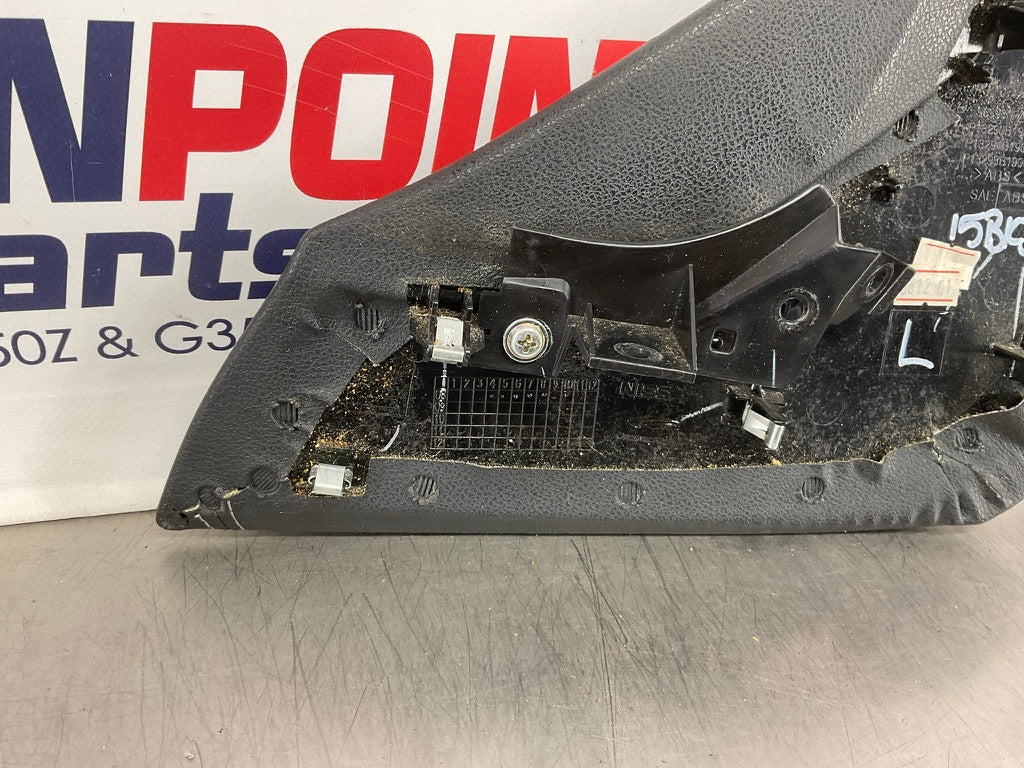 2009 Nissan 370Z Driver Left Center Console Padded Knee Kick Panel OEM 15BKJDA - On Point Parts Inc
