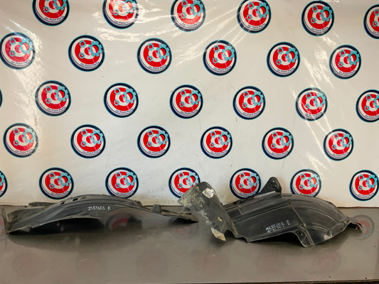 2004 Infiniti G35 Passenger Right Inner Fender LIners Splash Guard OEM 25BFND3 - On Point Parts Inc
