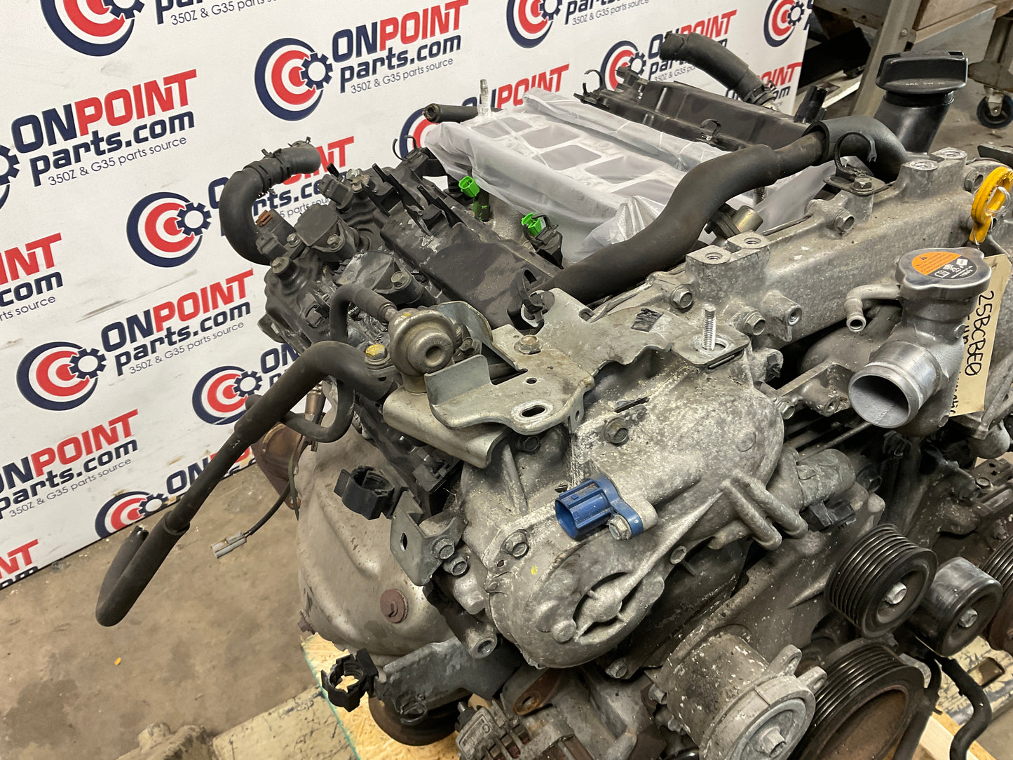 2007 Nissan 350Z VQ35HR Engine Motor 5 Speed Automatic 139k OEM 25BCBE0 - On Point Parts Inc
